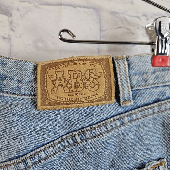 ABS by Allen Stewart Womens Size 10 Blue Jeans with Side Embellishments - Picture 5 of 8